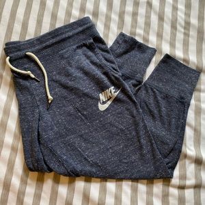 Vintage Nike sweatpants Capri Medium Navy